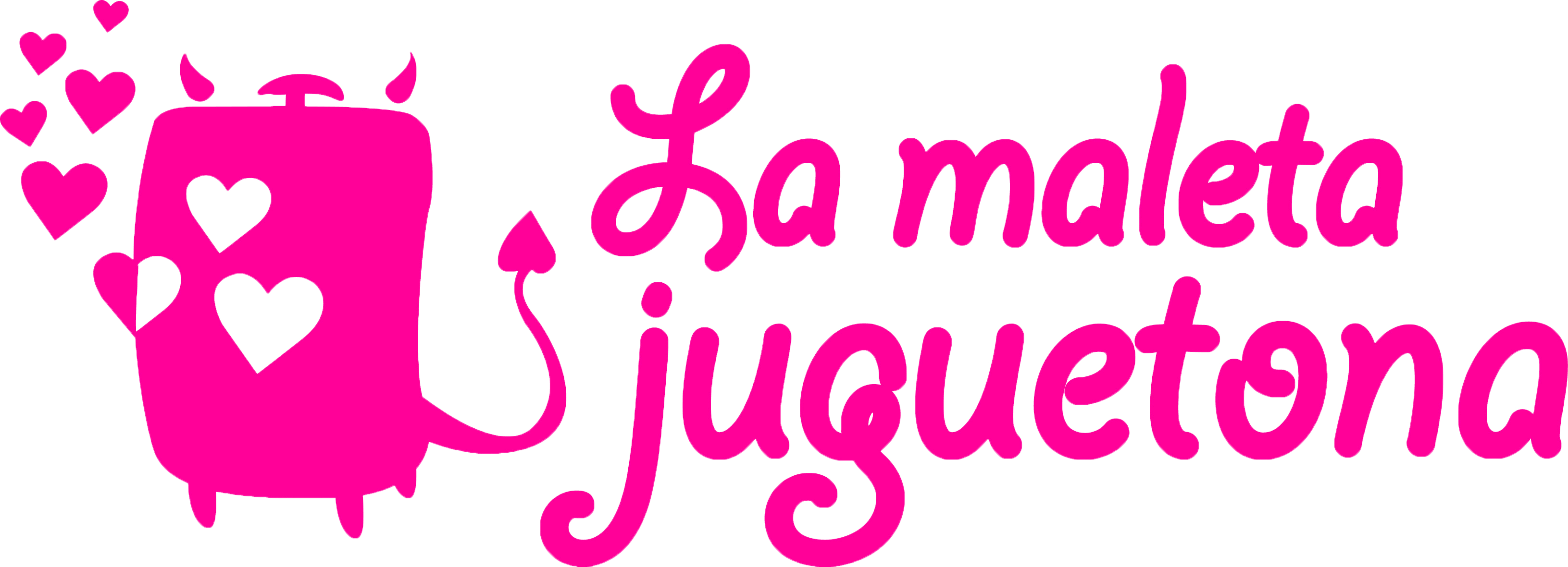 logotipo de la maleta juguetona